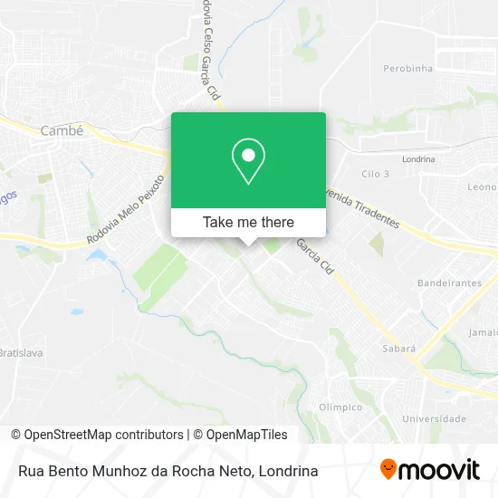 Rua Bento Munhoz da Rocha Neto map
