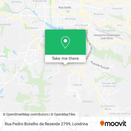 Rua Pedro Botelho de Rezende 2799 map