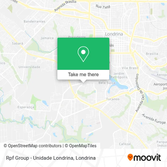 Rpf Group - Unidade Londrina map