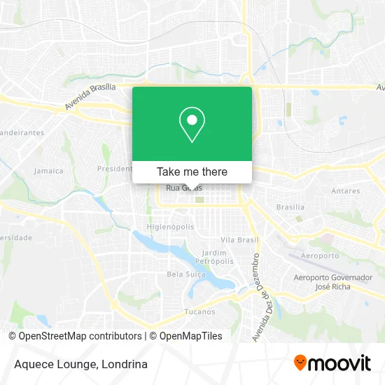 Aquece Lounge map
