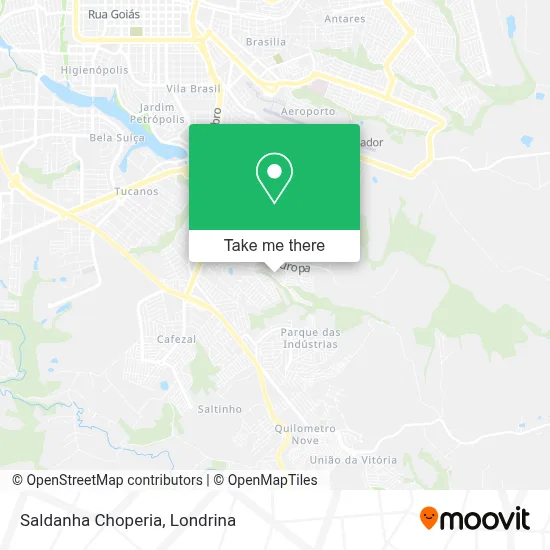 Saldanha Choperia map