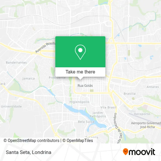 Santa Seta map