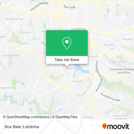 Box Beer map