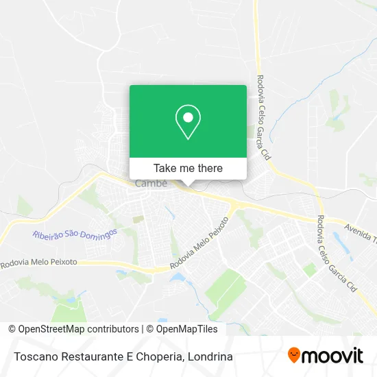 Toscano Restaurante E Choperia map