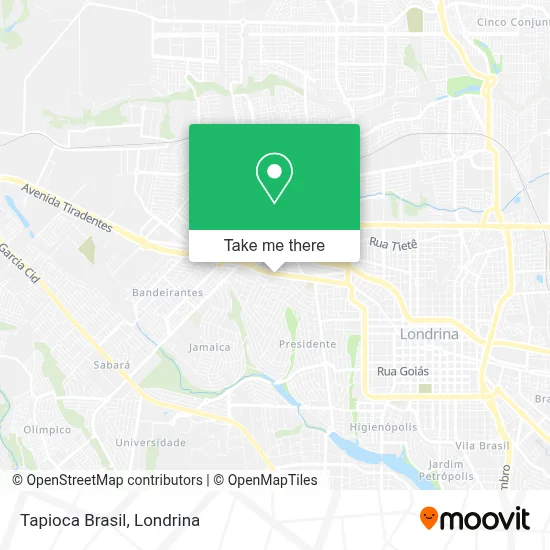 Tapioca Brasil map