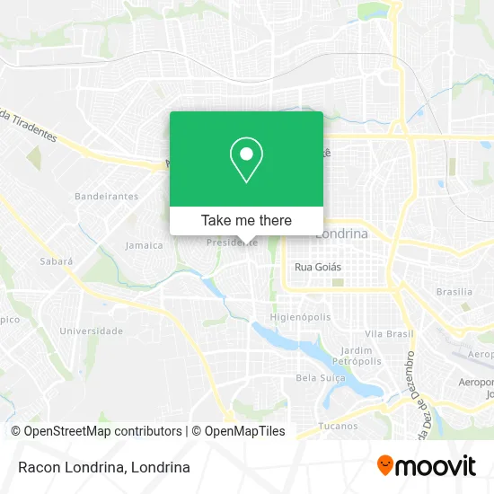Racon Londrina map