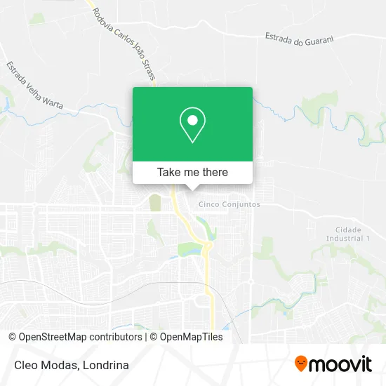 Cleo Modas map