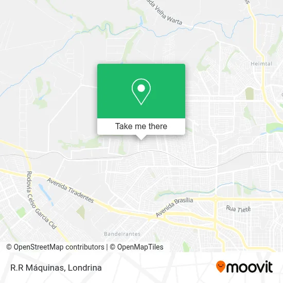 R.R Máquinas map