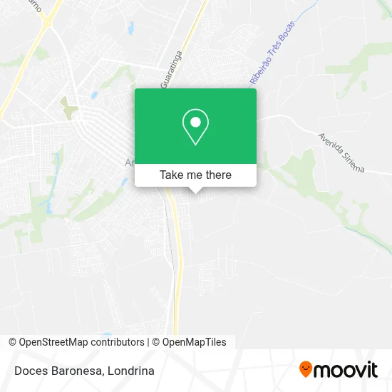 Doces Baronesa map
