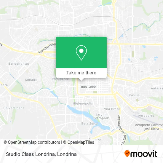Studio Class Londrina map