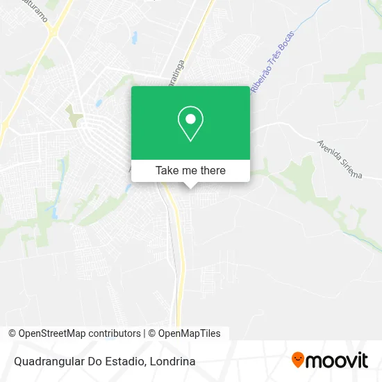 Quadrangular Do Estadio map