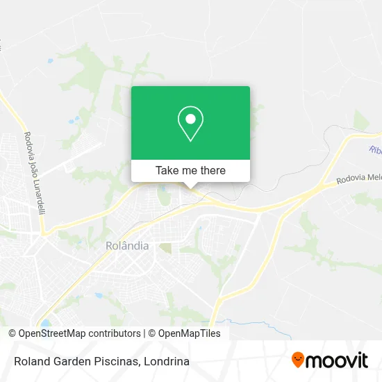 Roland Garden Piscinas map