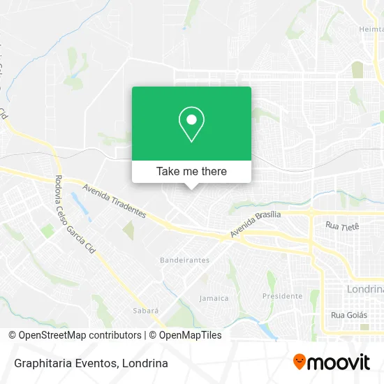 Graphitaria Eventos map