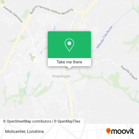 Molicenter map