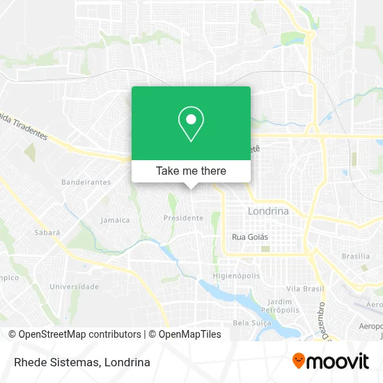 Rhede Sistemas map