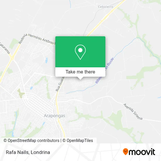 Rafa Nails map