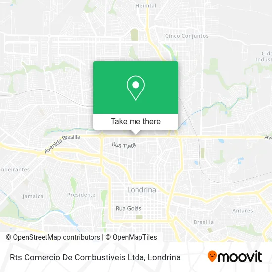 Rts Comercio De Combustiveis Ltda map