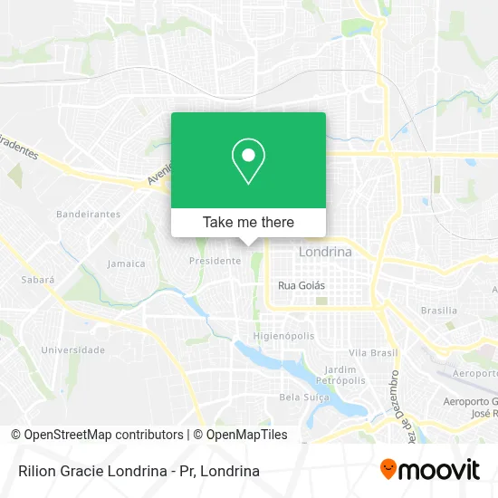 Rilion Gracie Londrina - Pr map