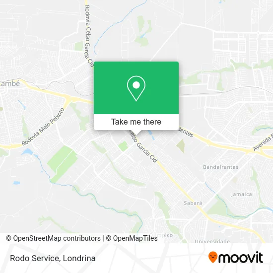 Rodo Service map