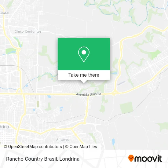 Rancho Country Brasil map