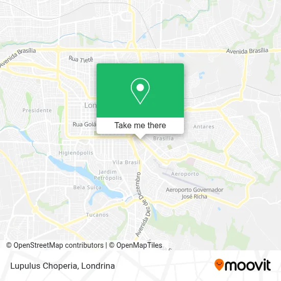 Lupulus Choperia map