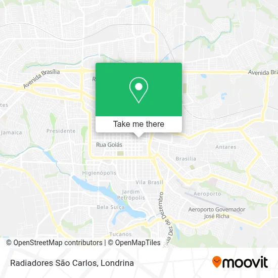 Radiadores São Carlos map