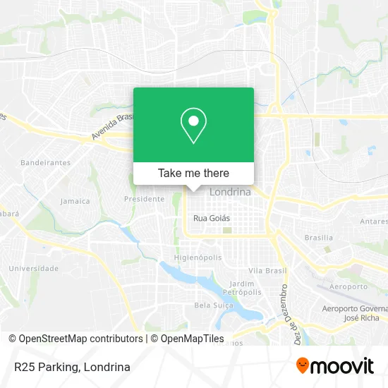 R25 Parking map