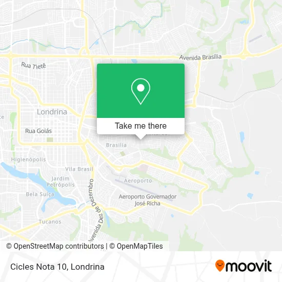 Cicles Nota 10 map