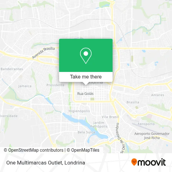 One Multimarcas Outlet map