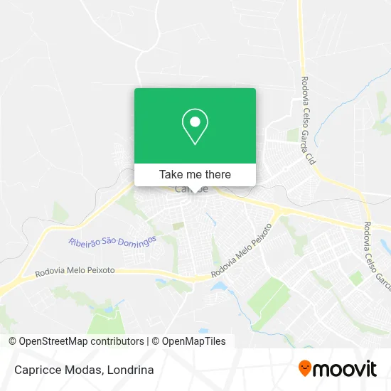 Capricce Modas map