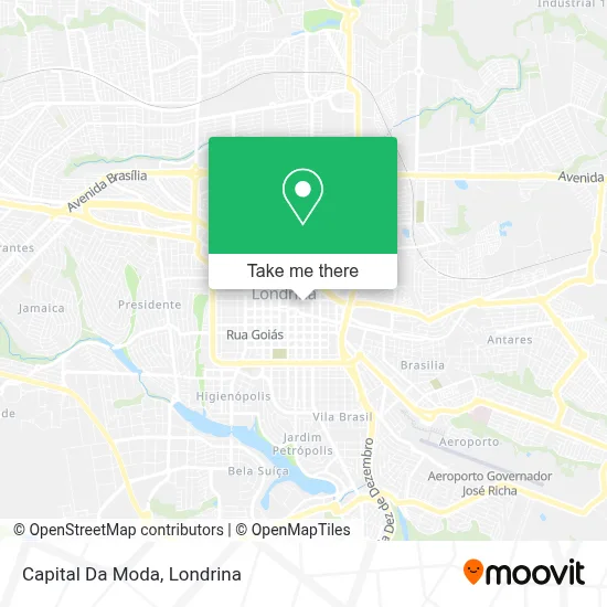 Capital Da Moda map