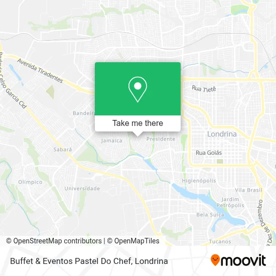 Buffet & Eventos Pastel Do Chef map