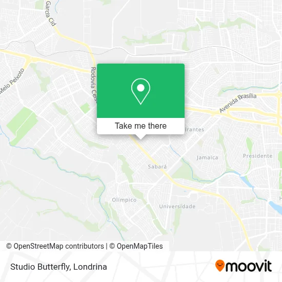 Studio Butterfly map
