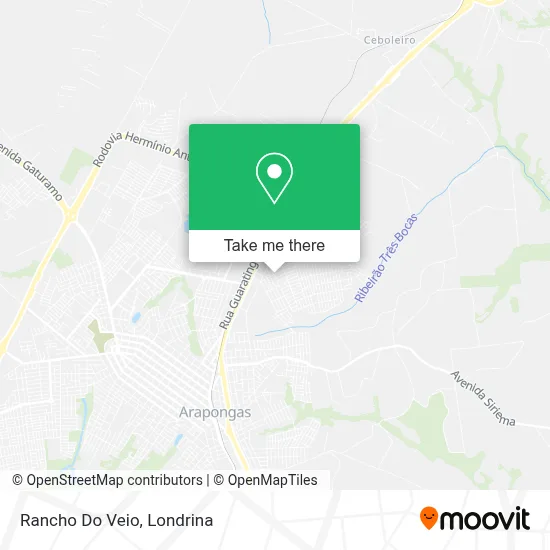 Rancho Do Veio map