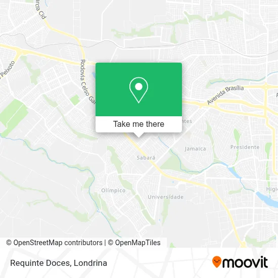Requinte Doces map