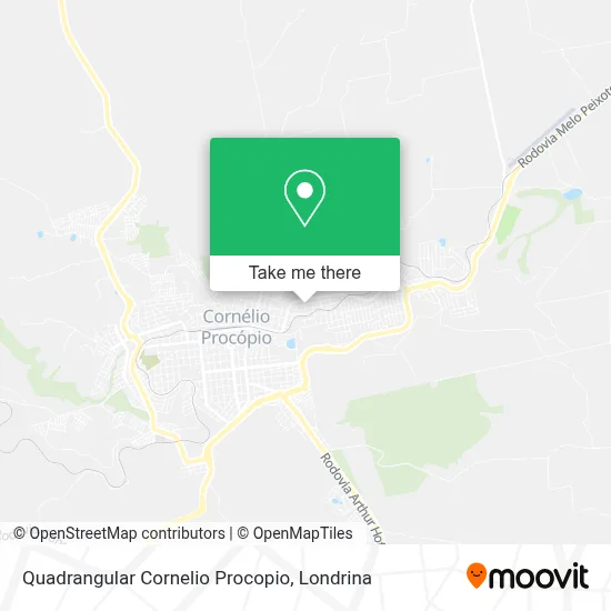 Quadrangular Cornelio Procopio map
