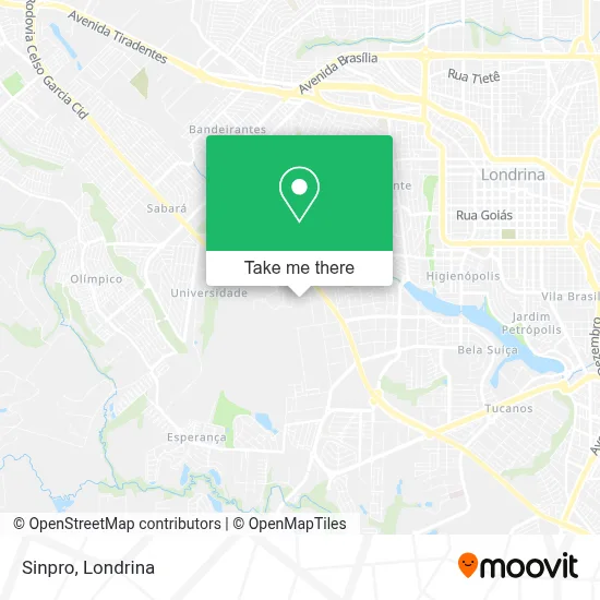 Sinpro map