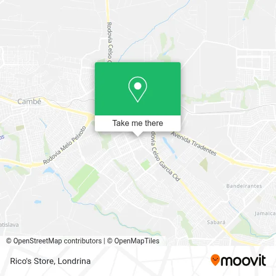 Rico's Store map