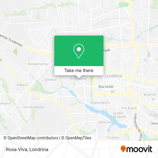 Rosa Viva map