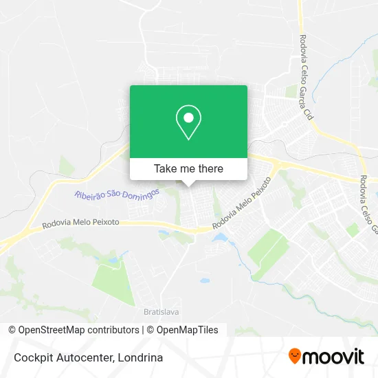 Cockpit Autocenter map