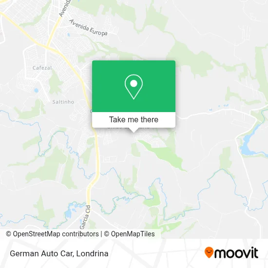 German Auto Car map