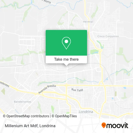 Millenium Art Mdf map