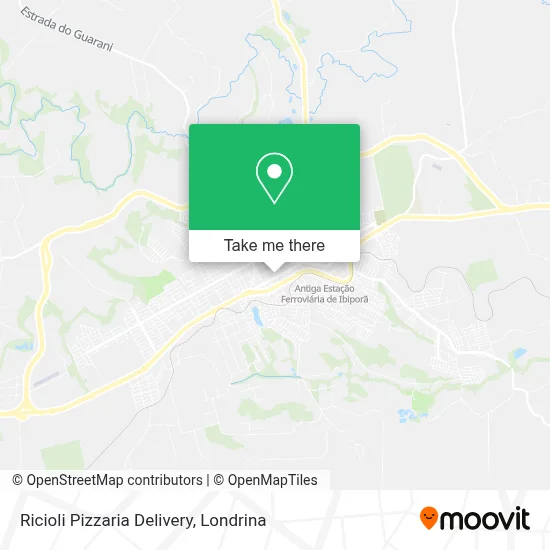 Ricioli Pizzaria Delivery map