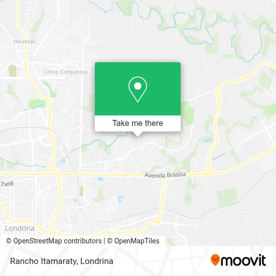 Rancho Itamaraty map