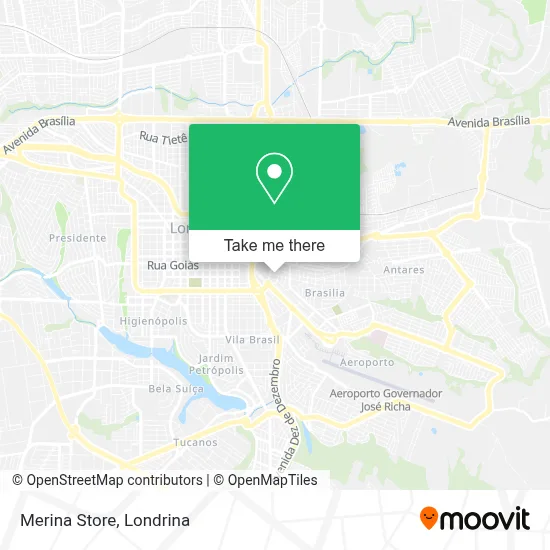 Merina Store map