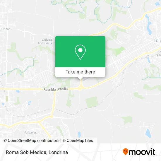 Roma Sob Medida map