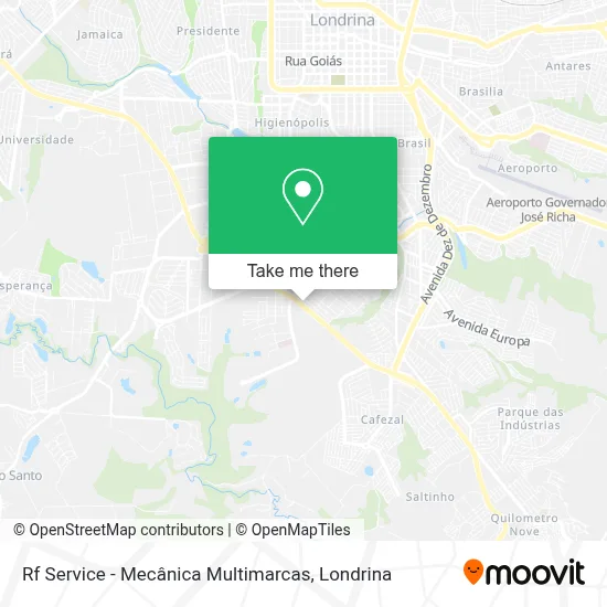 Rf Service - Mecânica Multimarcas map