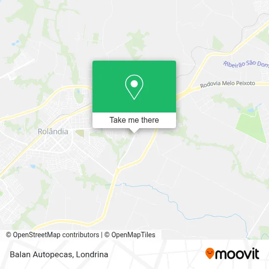Balan Autopecas map