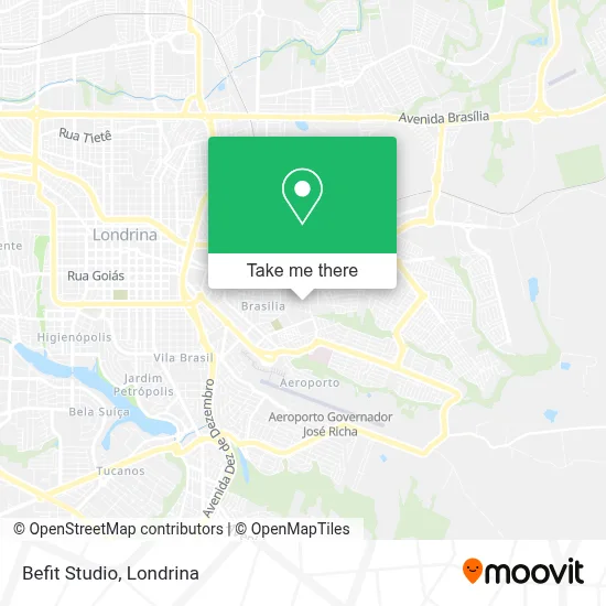 Befit Studio map
