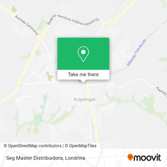 Seg Master Distribuidora map